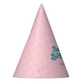 Pink Pool Party Geburtstag Partyhütchen (Links)