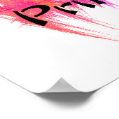 Pink Poomsae Princess Poster (Ecke)