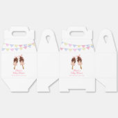 Pink Popcicle Bow Ice Cream Baby Dusche Geschenkschachtel (Ungeklappt)