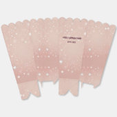 Pink Popcorn Gefälligkeitsbox | Benutzerdefinierte Geschenkschachtel (Ungeklappt)