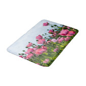 Pink Poppies Badematte (Schrägansicht)