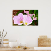 Pink Poppies für den Muttertag Poster (Küche)