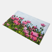 Pink Poppies Fußmatte (Schrägansicht)