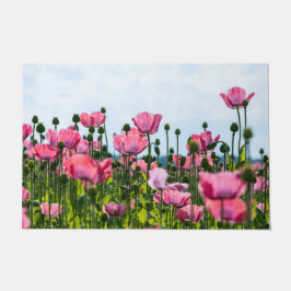 Pink Poppies Fußmatte