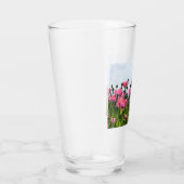 Pink Poppies Glas (Rechts)