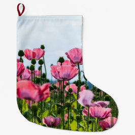 Pink Poppies Großer Weihnachtsstrumpf