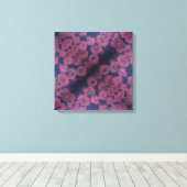 Pink Poppies II Stretched Canvas Print Leinwanddruck (Insitu (Holzboden))