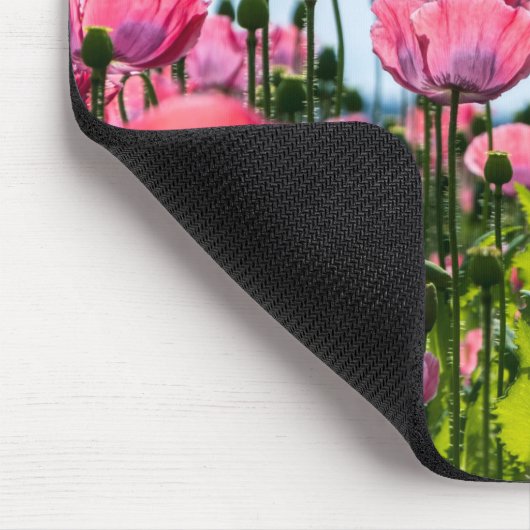 Pink Poppies Mousepad (Ecke)