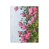 Pink Poppies Notizblock (Rotiert)
