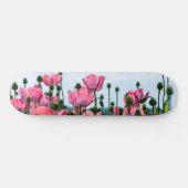 Pink Poppies Skateboard (Horizontal)