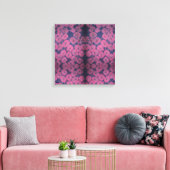 Pink Poppies Stretched Canvas Print Leinwanddruck (Insitu (Wohnzimmer))