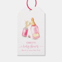Pink Poppin Champagne Beer Girl Baby Dusche