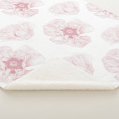 Pink Poppy Blume Sherpadecke (3/4)