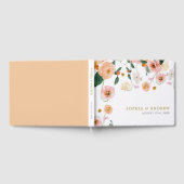 Pink Poppy Floral Wedding Gästebuch (Voll)