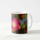 Pink Poppy in der Sonnenscheinfotografie Kaffeetasse (VorderseiteRechts)