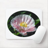 Pink Poppy Mousepad (Mit Mouse)