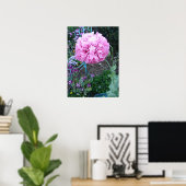 Pink Poppy Poppies Spring Flower Floral Garden Poster (Heimbüro)
