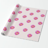 Pink Poppy Wrapping Paper Geschenkpapier (Ungerollt)
