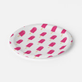 Pink Popsice Ice Cream Bar Paper Teller (Schrägansicht)