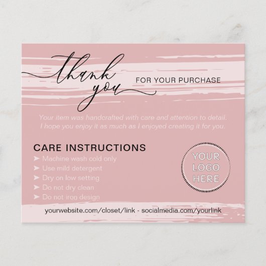 Pink Popular Small Business Tips Instructions Flyer (Vorne)