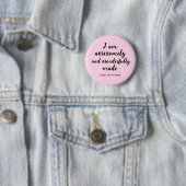 Pink Positive biblische Bestätigung Button (Beispiel)