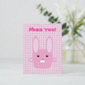 Pink Postkarte (Stehend Vorderseite)