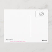 Pink Postkarte (Rückseite)