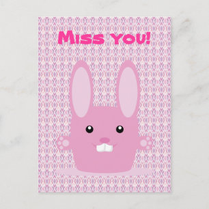 Pink Postkarte