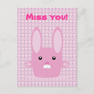 Pink Postkarte