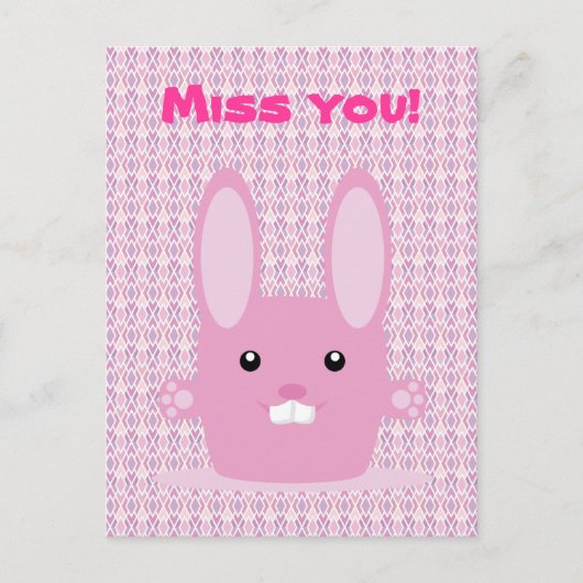 Pink Postkarte (Vorderseite)