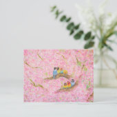 Pink Postkarte (Stehend Vorderseite)