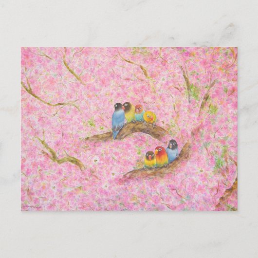 Pink Postkarte (Vorderseite)
