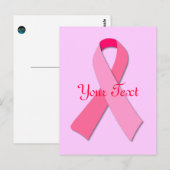 Pink Postkarte (Vorne/Hinten)