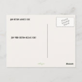 Pink-Postkarten behalten und abstimmen Postkarte (Rückseite)