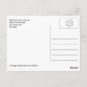 Pink Poui Tree on Harris Promenade San Fernando Postkarte (Rückseite)