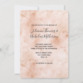 Pink Pour Abstrakt Einladung