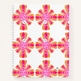 Pink Power Spiral Notebook Notizblock