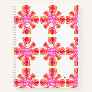 Pink Power Spiral Notebook Notizblock