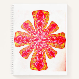 Pink Power Spiral Notebook Notizblock