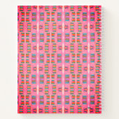 Pink Power Spiral Notebook Notizblock (Rückseite)