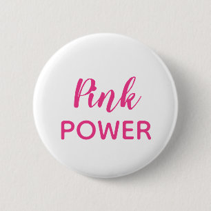 Pink-Power-Typografie Button