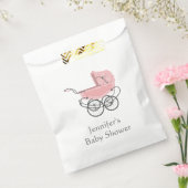Pink Pram Babydusche Gefälligkeitstasche Geschenktütchen (Versiegelt)