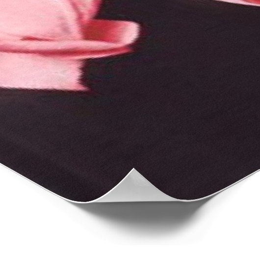 Pink Praying Mantis Camouflage Poster (Ecke)