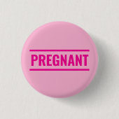 Pink pregnant button (Vorderseite)
