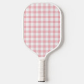 Pink Preppy Gingham Pickle Ball Pickleball Schläger (Rückseite)