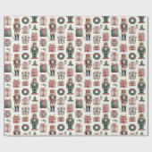 Pink Presents with Holiday Nutcracker Geschenkpapier (Flach)