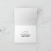 Pink Primrose Blume Beileid Vielen Dank Dankeskarte (Innenseite)