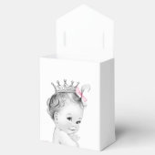 Pink Princess Baby Dusche Gefälligkeitsboxen Geschenkschachtel (Geöffnet)