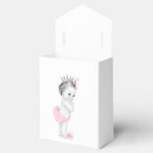 Pink Princess Baby Dusche Gefälligkeitsboxen Geschenkschachtel (Geöffnet)