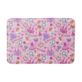 Pink Princess Bath Mat Badematte